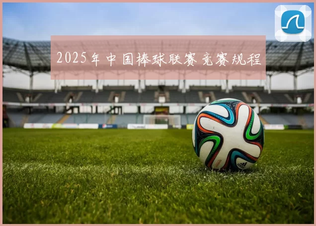 2025年中国棒球联赛竞赛规程