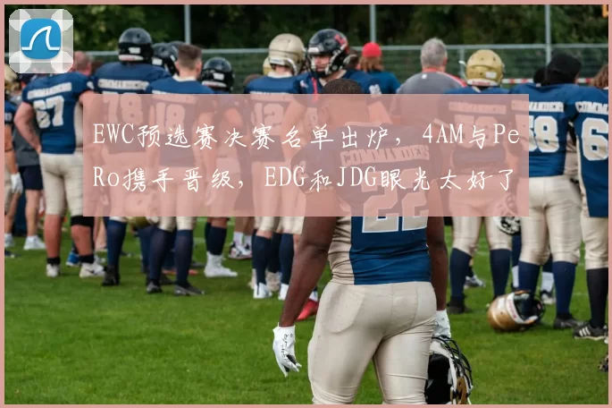 EWC预选赛决赛名单出炉，4AM与PeRo携手晋级，EDG和JDG眼光太好了