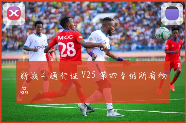 新战斗通行证 V25 第四季的所有物品